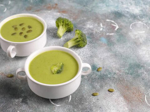 la soupe brocoli & pomme de terre