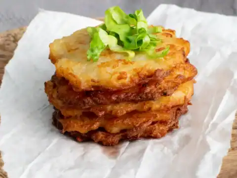 pancakes de pommes de terre à la poêle