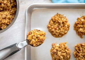 Biscuits aux bananes et flocons d’avoine