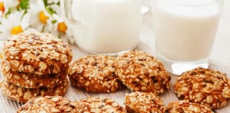 Biscuits aux bananes et flocons d’avoine