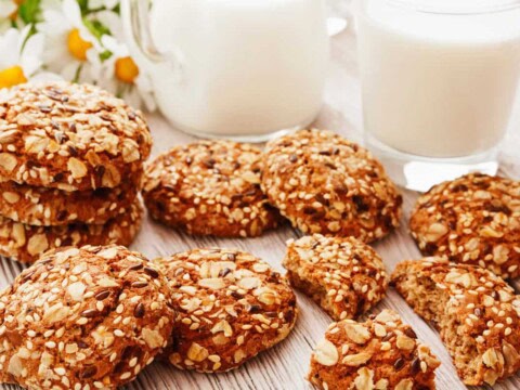 Biscuits aux bananes et flocons d’avoine