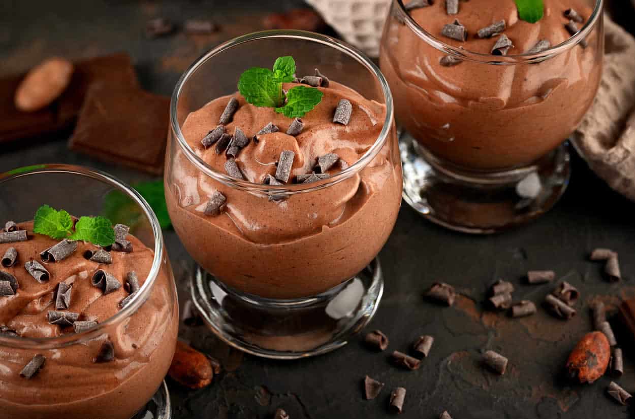 Délicieuse mousse au chocolat