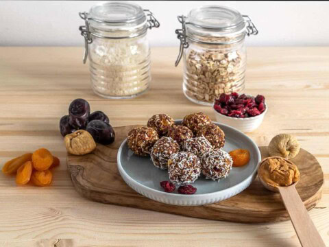 Energy balls aux dattes et abricots