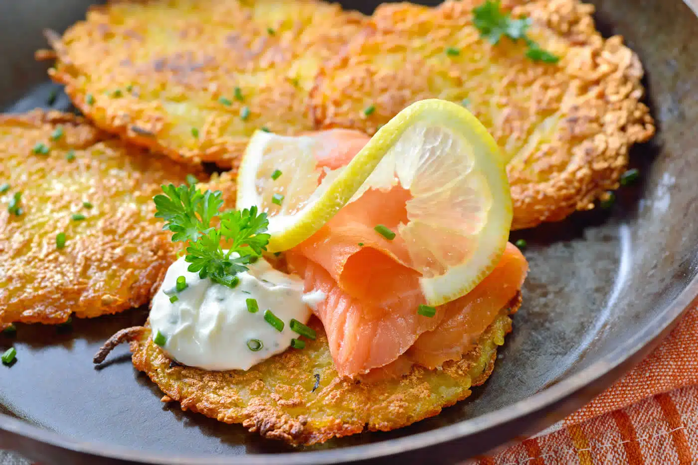 Galettes pommes de terre croustillantes