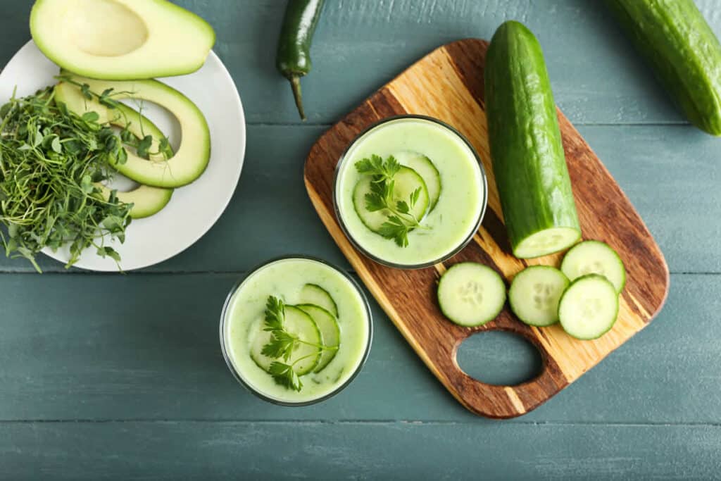 Gaspacho de concombre
