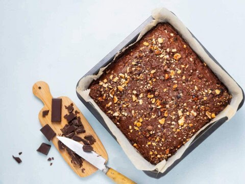 Gâteau au chocolat sans sucre ni farine