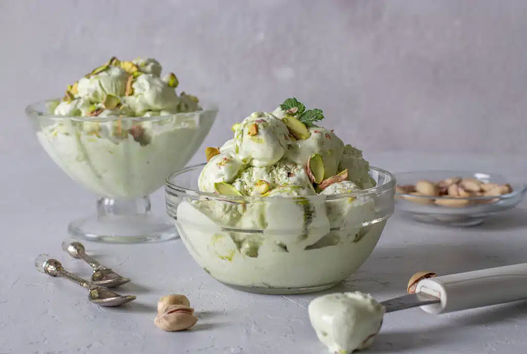 Glace à la pistache facile