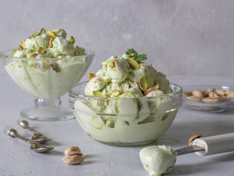 Glace à la pistache facile