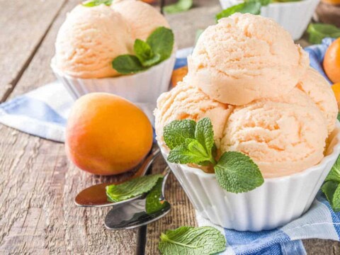Glace abricot facile sans sorbetière