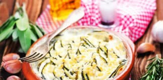Gratin courgette fromage blanc