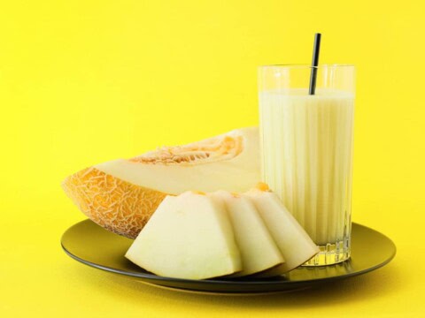 Milkshake melon facile