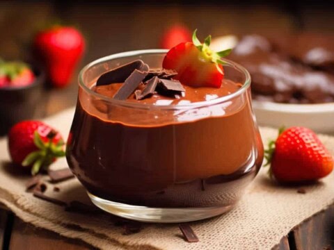 Mousse au chocolat sans œufs au thermomix