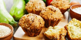 Muffins aux courgettes et au gruyère