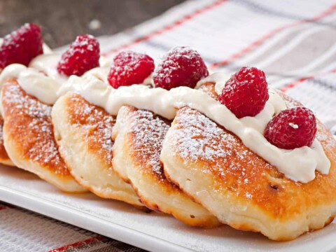 Pancakes légers au fromage blanc
