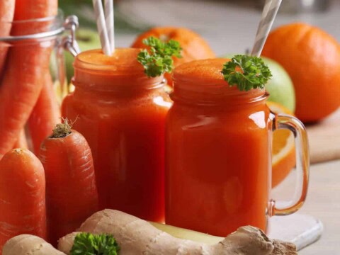 Smoothie carotte pomme et gingembre