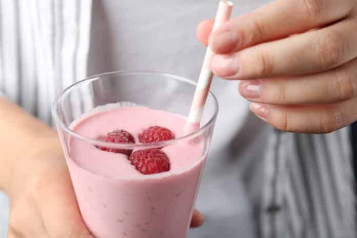 Smoothie framboises facile
