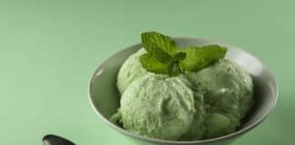 Sorbet à la menthe sans sorbetière