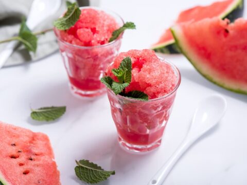 Sorbet à la pastèque sans sorbetière