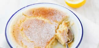 Soufflé au citron sucré