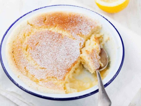 Soufflé au citron sucré