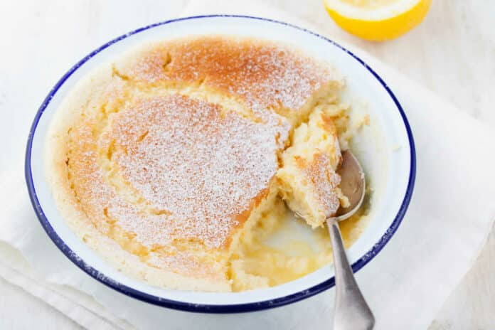 Soufflé au citron sucré