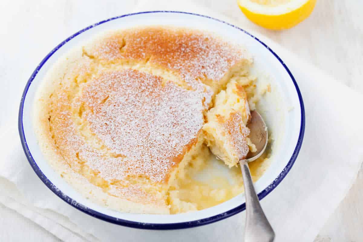 Soufflé au citron sucré