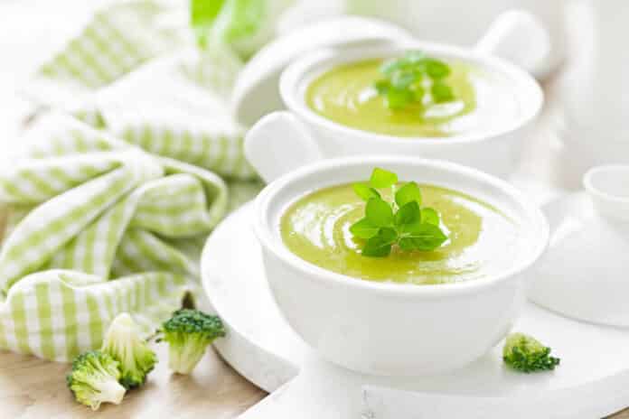 Soupe crémeuse au brocoli