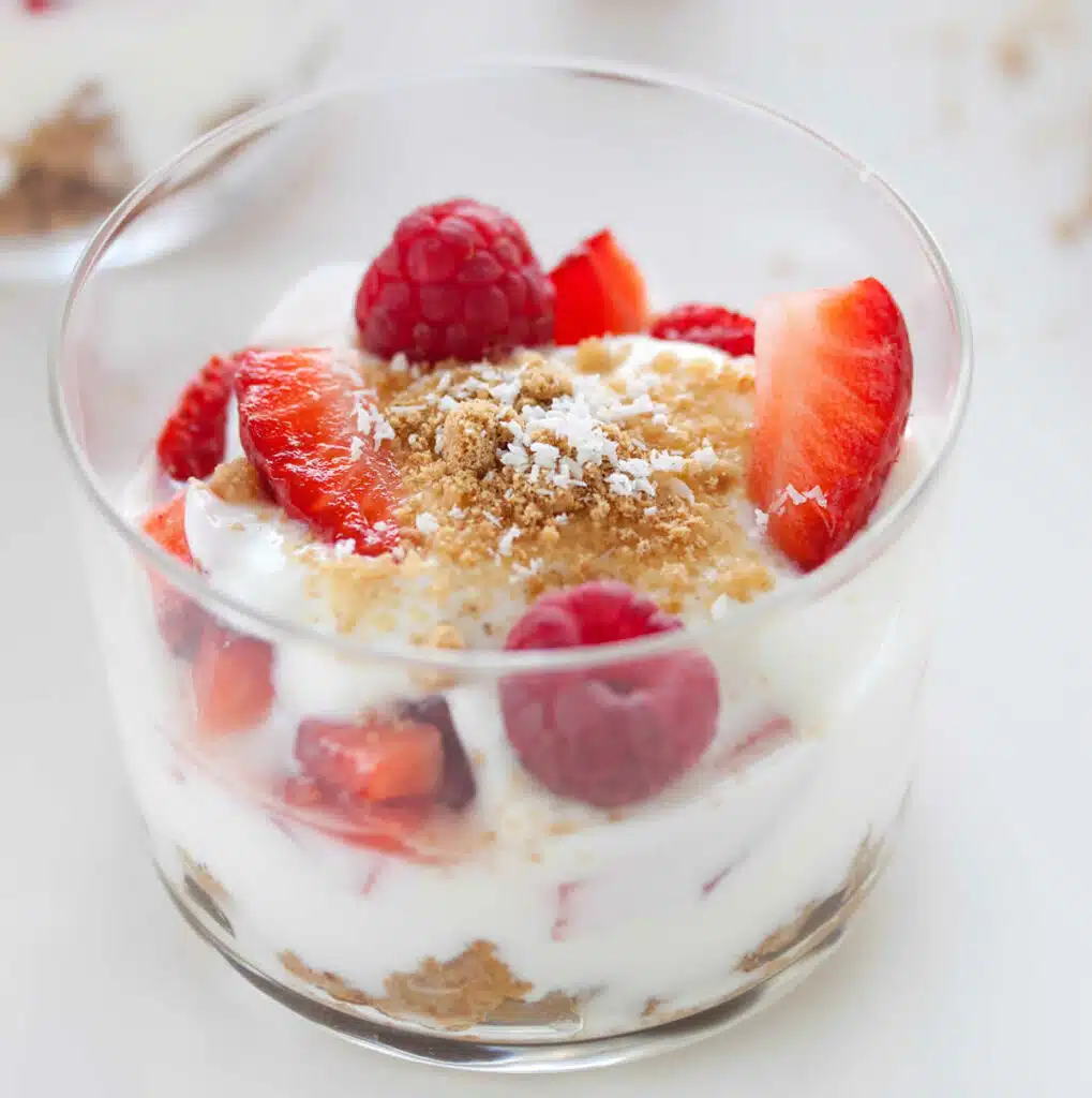 Tiramisu mascarpone fruits rouges