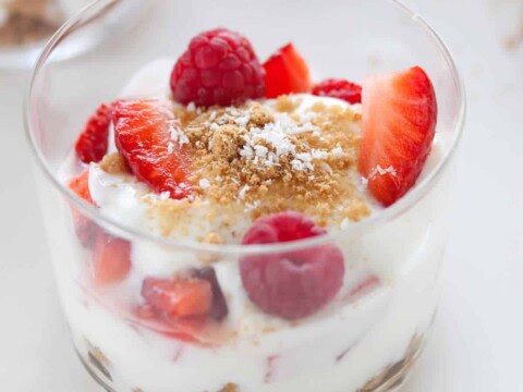 Tiramisu mascarpone fruits rouges