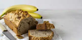 Cake moelleux à la banane et aux noix
