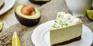 Cheese cake avocat citron vert
