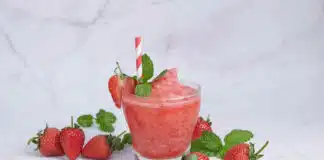 Comment on fait du granité de fraises