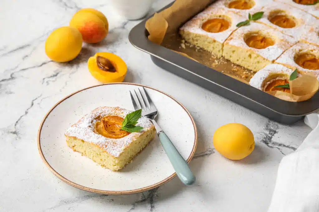 Gâteau léger aux abricots