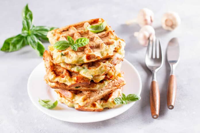 Gaufre courgette healthy