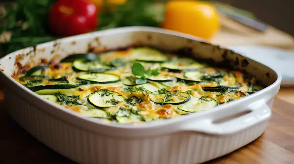 Gratin de courgettes au fromage