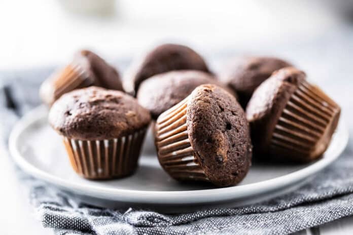 Muffins au chocolat gourmands