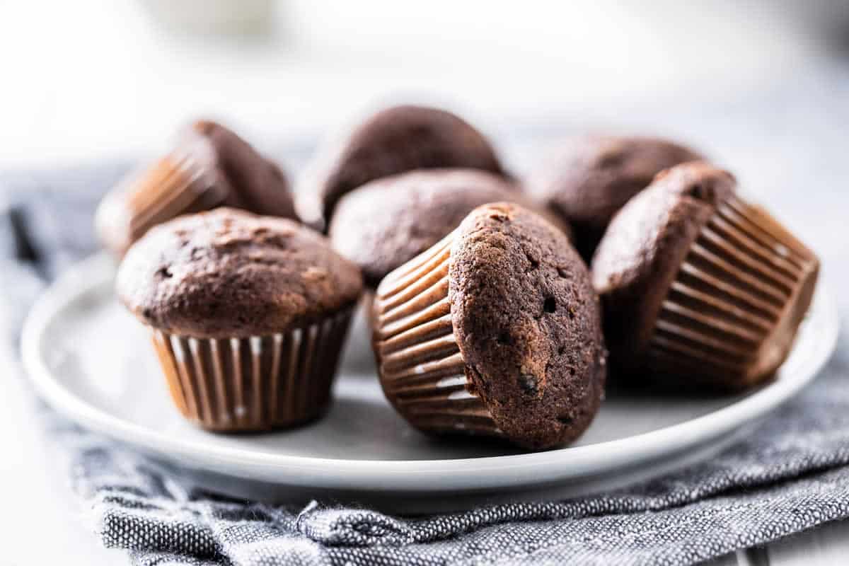 Muffins au chocolat gourmands