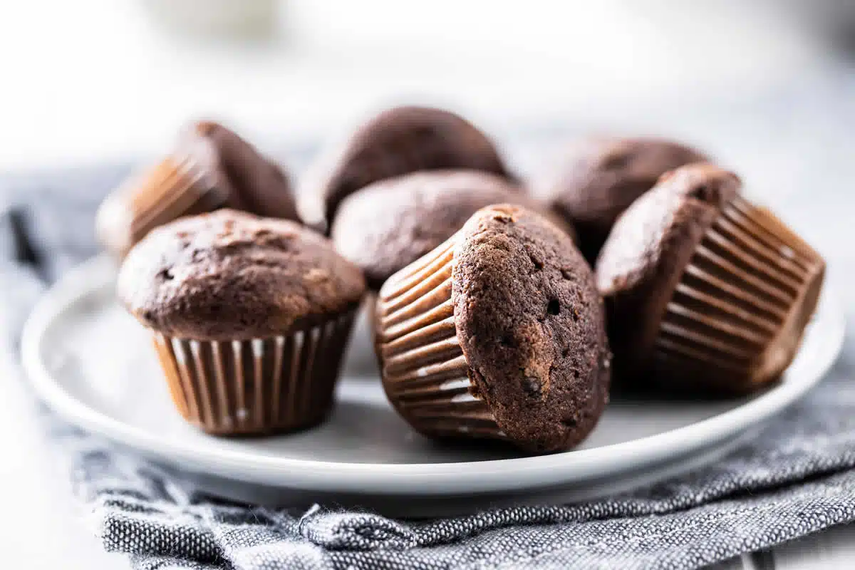 Muffins au chocolat gourmands
