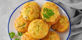 Muffins aux courgettes et parmesan