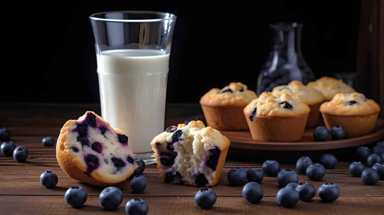Muffins myrtilles