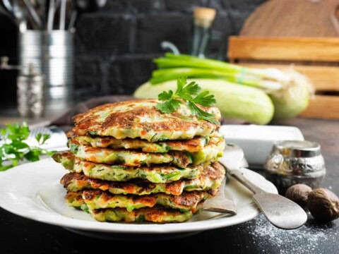 Pancakes à la courgette faciles