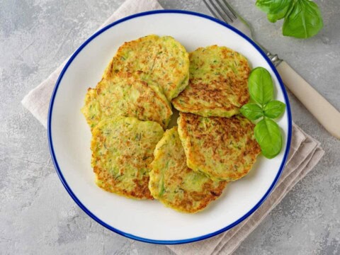 Pancakes de courgettes au fromage