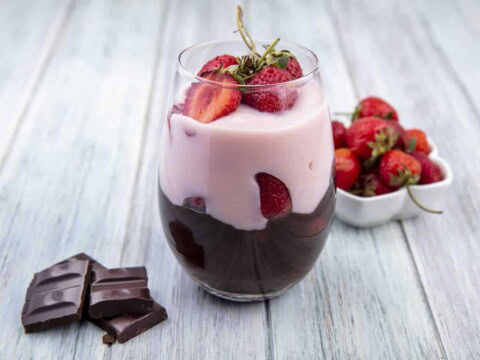 Smoothie Chocolat fraise