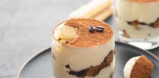 Tiramisu chocolat blanc et mascarpone