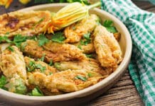 Beignets de fleurs de courgette