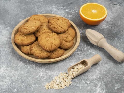 Biscuits à l'orange et aux flocons d'avoine