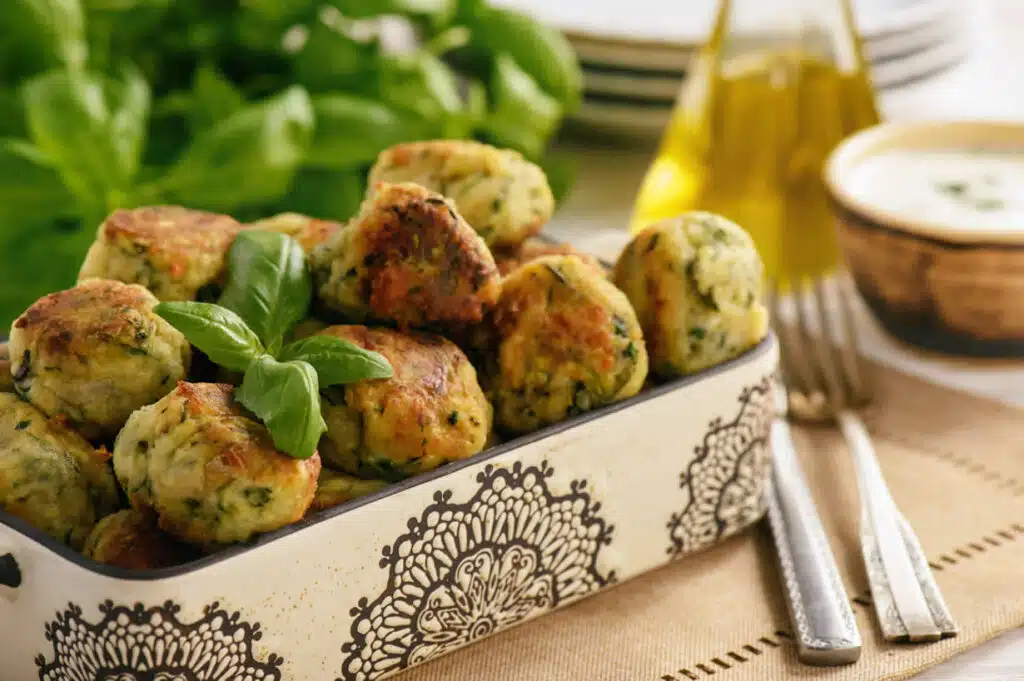 Boulettes de courgette au fromage feta