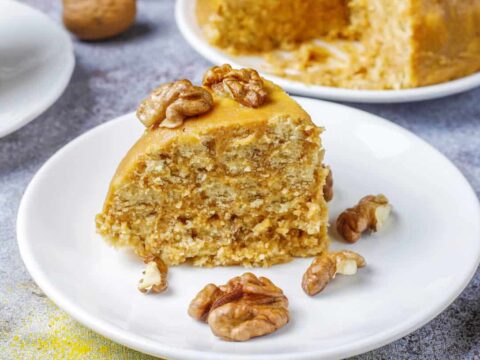 Cake au miel et aux noix