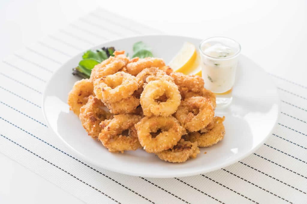 Calmars frits