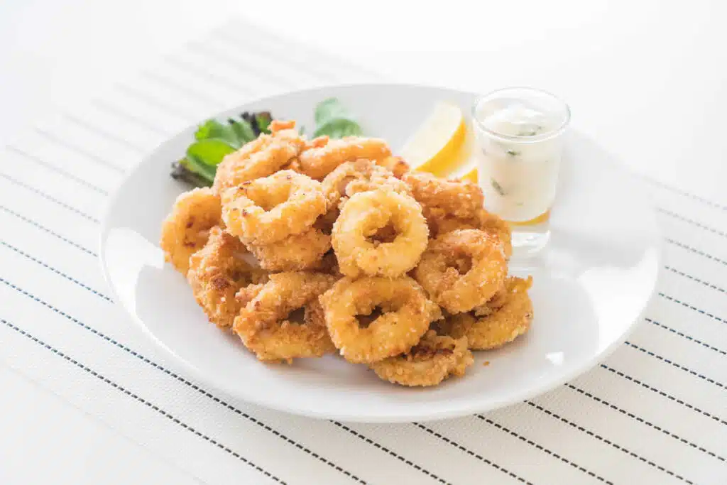 Calmars frits